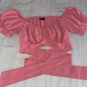 SheIn Pink Crop Top